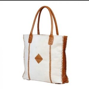 Myra Purity Leather and Hair on Hide Purse